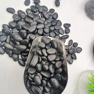 厂家直销 大量供应 抛光鹅卵石 园林铺路 天然装饰 黑色