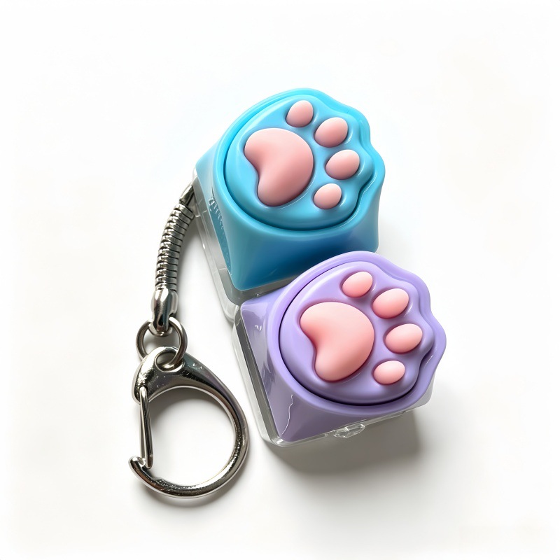 2 key silicone cat claw color 6