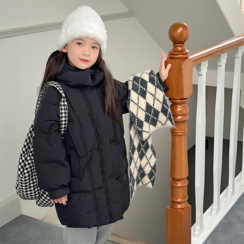 Momojia Children's Clothing Down Jacket Girls' Style Down Jacket  New Children's Winter Outing Jacket 85 Down