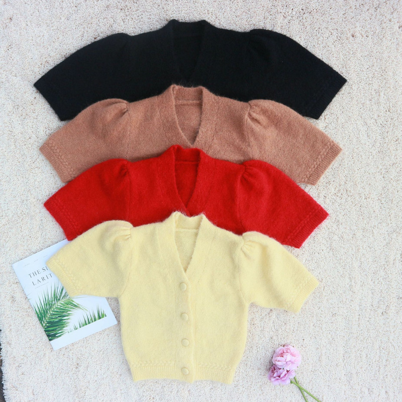Half Price, No Refunds or Exchanges208 # Rouj Red Sweater Top Summer New Style French Retro Style Women's Long-Sleeved Clothing Half Price, No Refunds or Exchanges208 # Rouj Red Sweater Top Summer New Style French Retro Style Women's Long-Sleeved Clothing