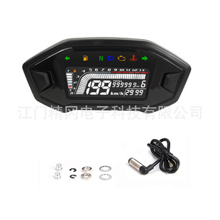 Export modified digital motorcycle meter VA screen speed mileage oil level meter 13000 speed meter