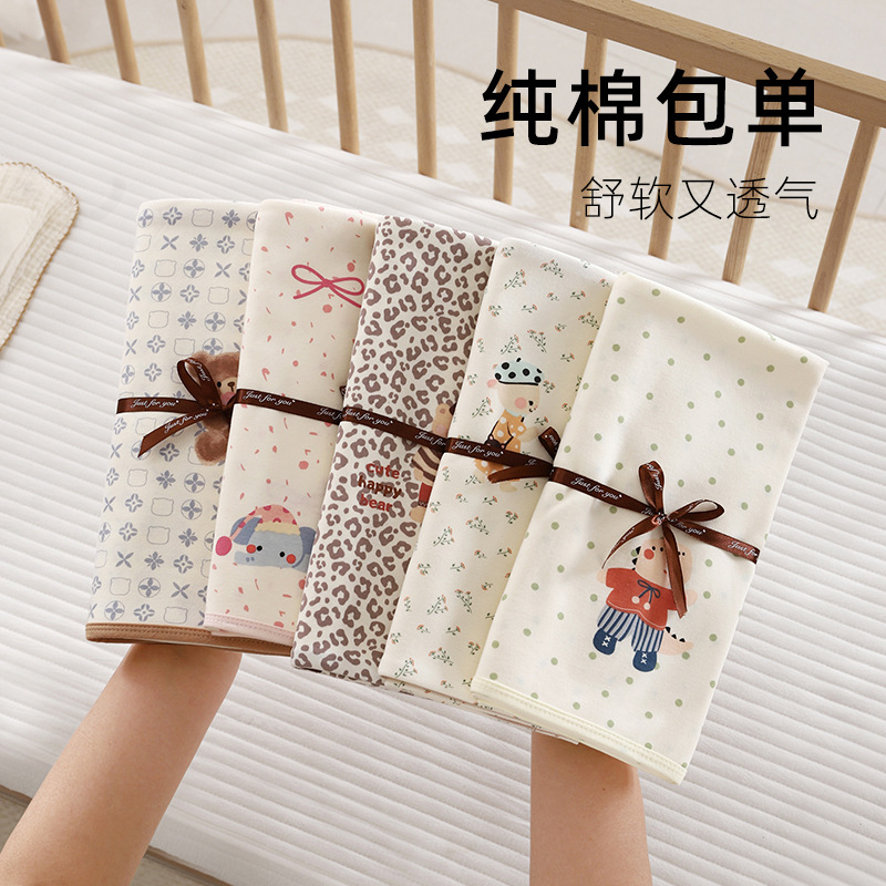 Knitted Cotton Swaddle Blanket for Babies, Pure Cotton Swaddle Wrap, Newborn Swaddle Blanket, Delivery Room Wrap, Newborn Supplies Wholesale