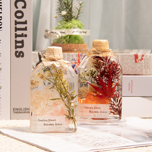 Specimen Floating Vase DIY Eternal Flower Dried Flower Materials Handmade Team-Building Mother's Day Warm-Up Activity That Does Not Wither