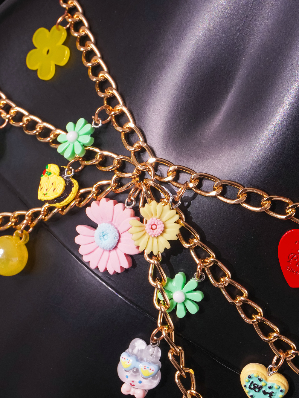 430g Weight Body Chain Classification 2 Pieces Set Quantity Holiday Occasion Resin Material Flower Pattern Summer Season Women's Gender Sexy Style Wholesale Jewelry Sexy Flower Resin Body Chain 10