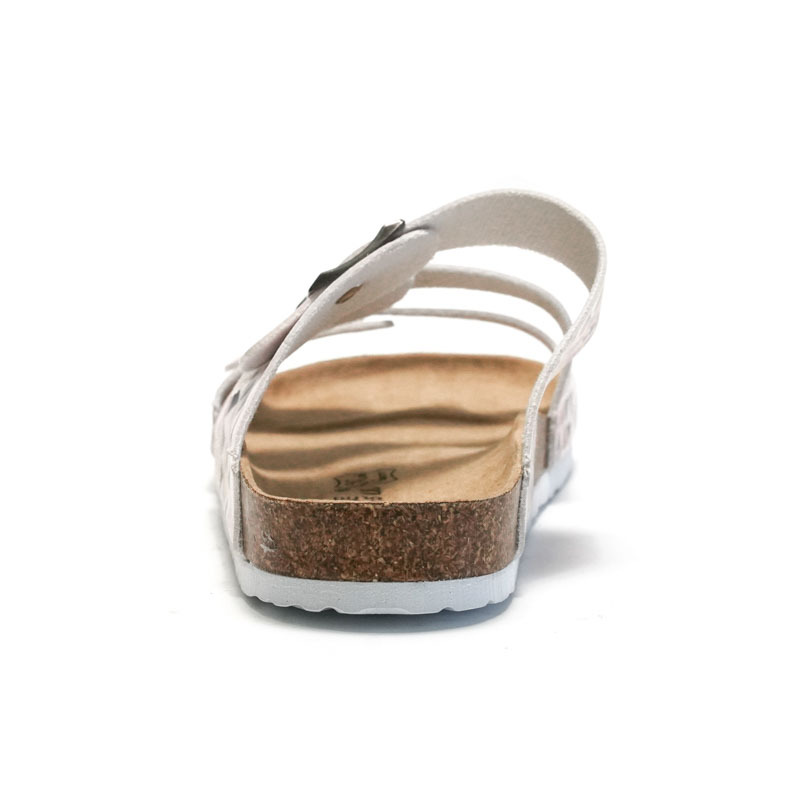 RuiZu 2025 Summer New Women's Cork Slippers Three-Strap Student Water Shoes Beach Sandals_voghion.com
