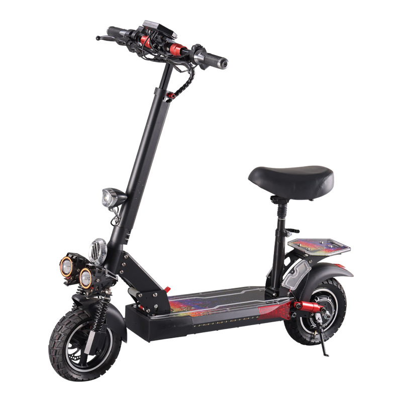 Nuevo scooter eléctrico para adultos transfronterizo de 10 pulgadas scooter eléctrico scooter eléctrico al aire libre portátil plegable coche eléctrico