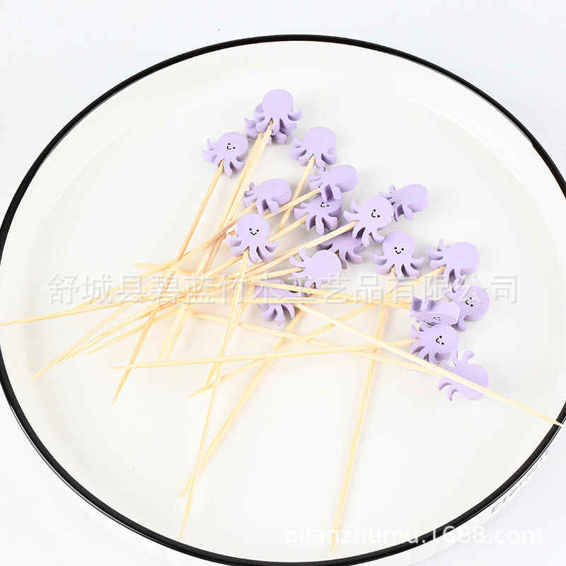 Fábrica de horquilla de fruta Wholesale   Pulpo púrpura fruta tijeras string