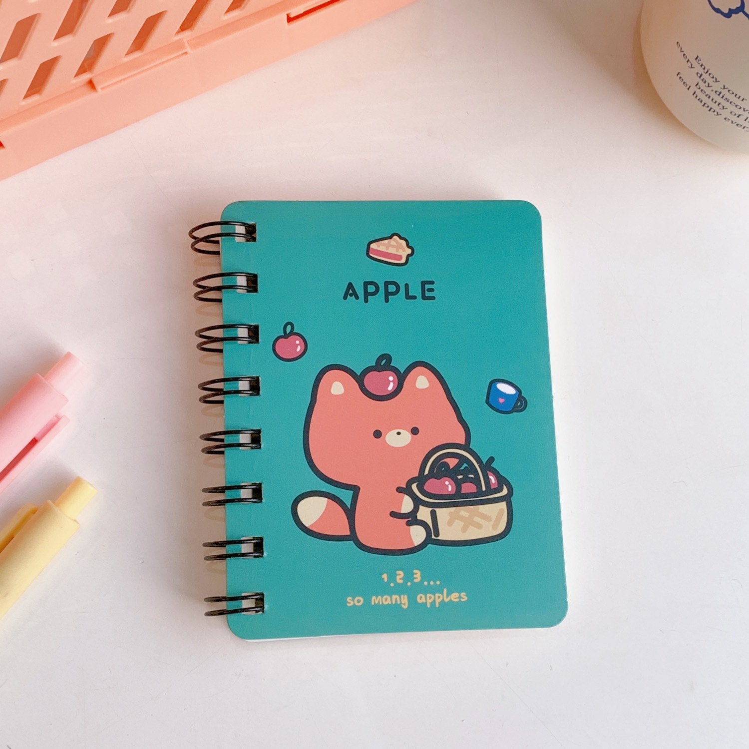50g Weight Cute Style Cute Mini Portable Pocket Notepad Cartoon Notebook Child Student Gift 4