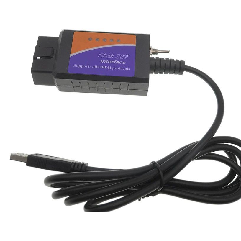 ELM327 USB с функцией интерфейса переключателя, отправка операционного документа CH340 + 25K80, красная плата