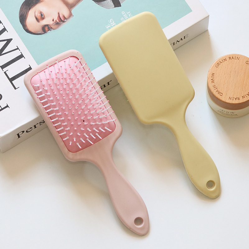 Peine de aire de estilo nórdico, linda chica, airbag, cabello rizado, peine de tablero grande, peine de masaje para estudiantes, peine de cabello lacio