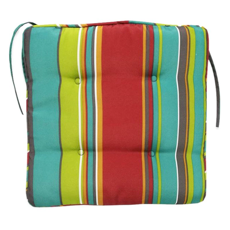 Фабрика Оптовая Полосатый этнический стиль водонепроницаемый офисный стул Подушка Ткань квадратный домашний диван подушка