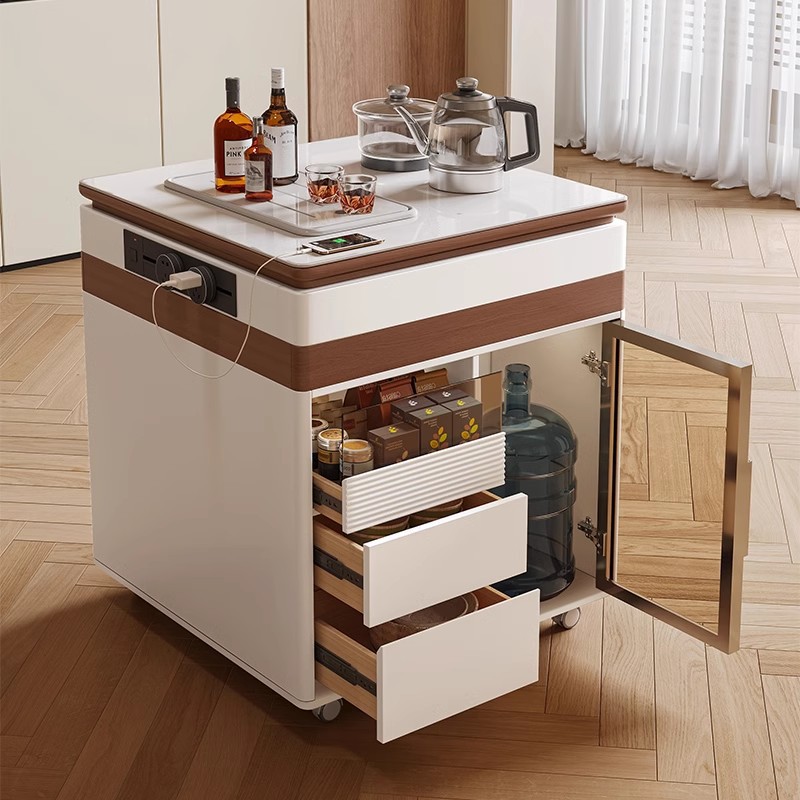 Mesa de isla de estilo antiguo, barra de agua de restaurante moderna separada, mesa de isla de roca independiente móvil, mesa de escritorio invertida, hogar