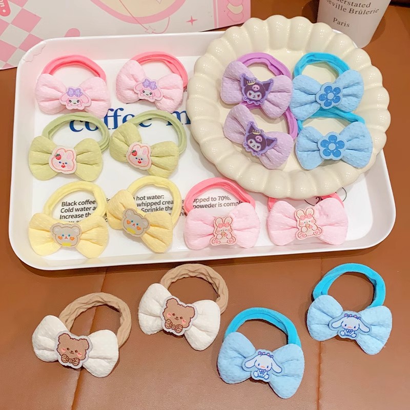 Cordón de cabello para niños niñas lindas cordón de cabello para bebés de alta elasticidad no lesionar banda de cabello para niñas adornamientos de cabello image 3
