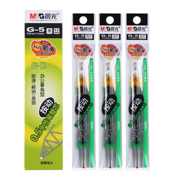G-5 Push Pen Refill Gp1008/K35 Special Replacement Refill 0.5mm Gel Pen Refill