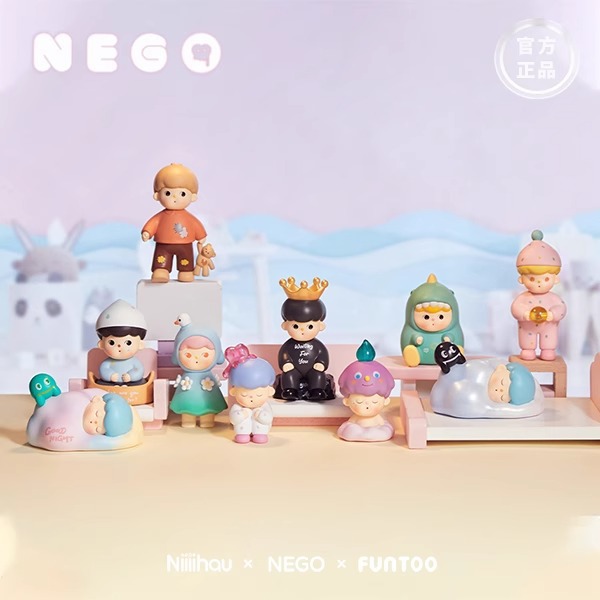 Genuine Hello Island NEGO second generation I will accompany you Series blind box cute doll fashion play hand office punch