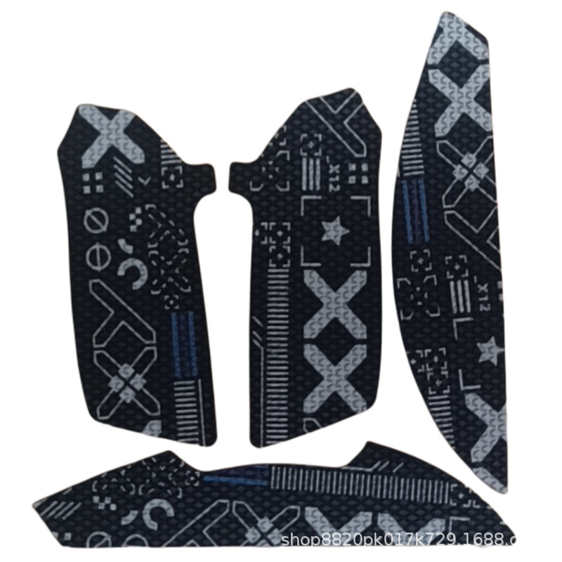 Adecuado para la versión con cable de Thunder Snake Viper 8K versión inalámbrica Ultimate mouse etiqueta antideslizante con estampado de veneno Mini etiqueta antideslizante