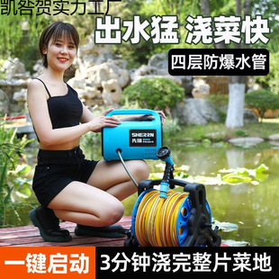 Rechargeable Flower and Vegetable Watering Tool, Non-Electric Household Self-Priming Water Pump for Watering and Irrigation, Small Water Pump
