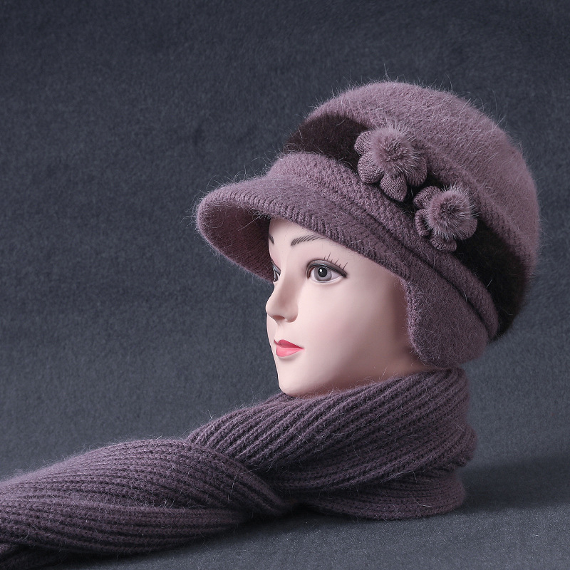 Taro color + scarf set