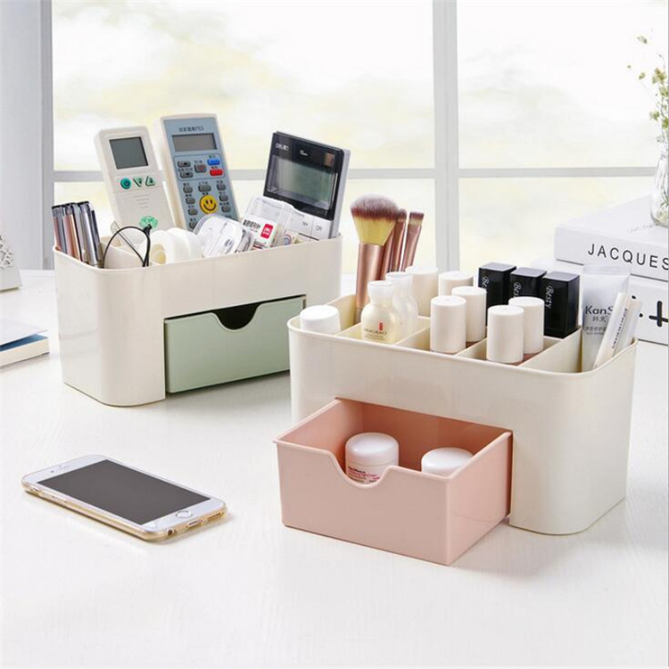 Cosmetic storage box with drawers desktop cosmetic box household multi-functional jewelry box storage box wholesale