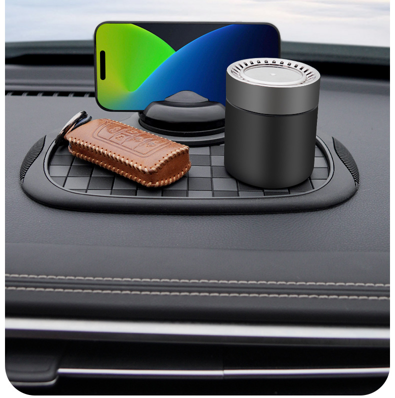 Car multi-function chessboard anti-slip mat digital mobile license plate mobile phone bracket center console storage storage pad