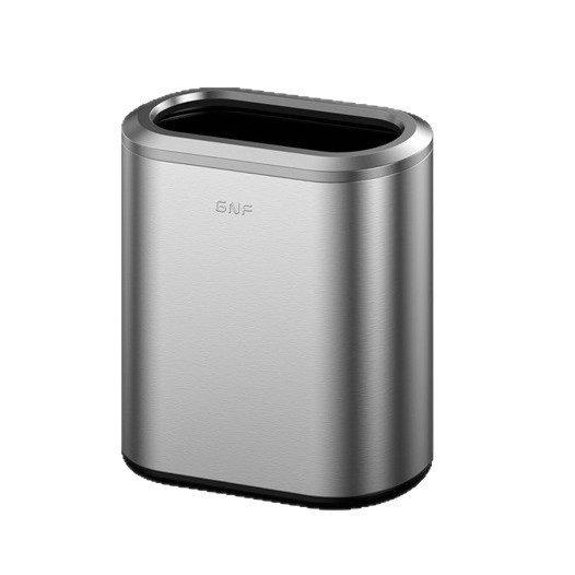 Basura muy estrecha para inodoro de alta calidad sin tapa de acero inoxidable sala de estar doméstica dormitorio hotel cubo de hendidura