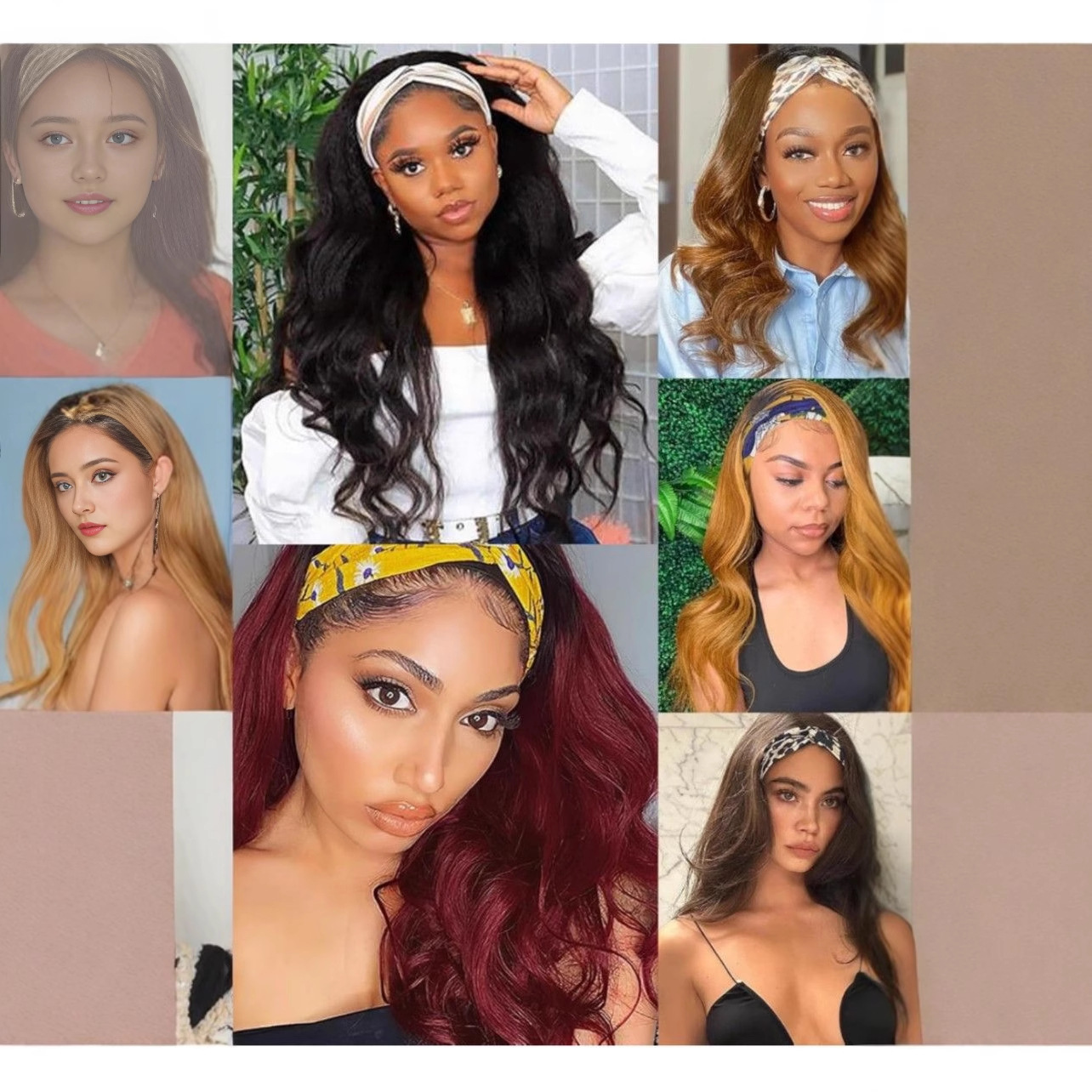 IJszijde Yaki Steil Synthetische Hoofdband Pruik Gemiddelde Maat Stijl Body Wave Lang Krullend Haar Dagelijks Gebruik_voghion.com