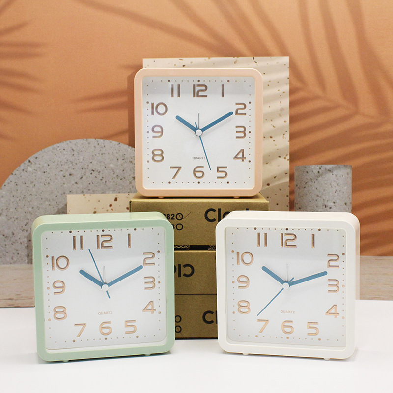 Reloj Despertador Retro de Escritorio y Cabecera, Metal, para Estudiantes y Dormitorio image 4