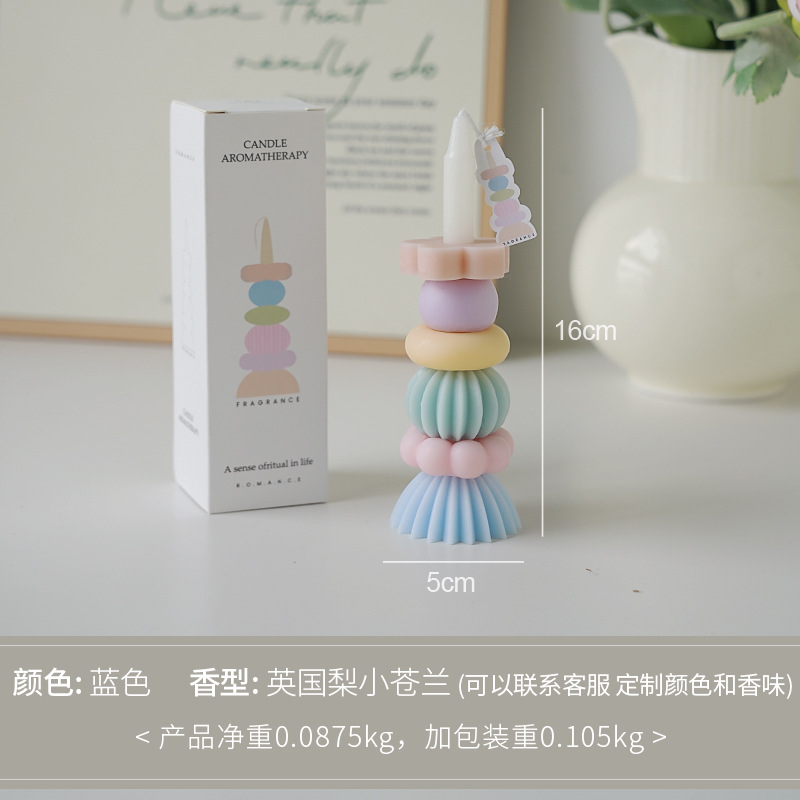 Pila de música, velas de aromaterapia, adornos de ambiente, fragancias creativas, regalos hechos a mano para niñas