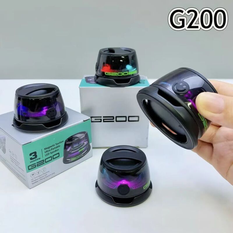 G200 Bluetooth スピーカー磁気スピーカーホームワイヤレス小型スピーカー便利なサブウーファー超低音スーパーミニ|undefined