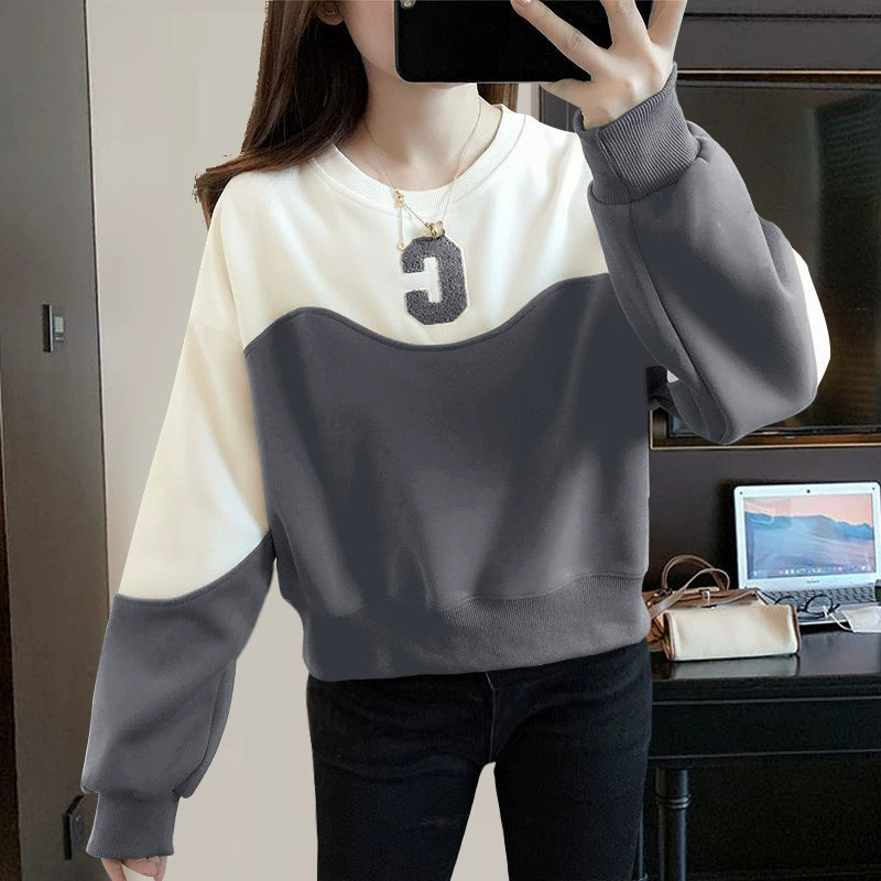 Fleece demi-season sweatshirt, jacket, internet celebrity