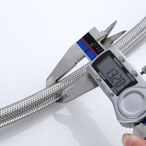 Junyu four-point double-ended stainless steel braided hose toilet high-pressure explosion-proof water inlet pipe hot and cold faucet water inlet pipe