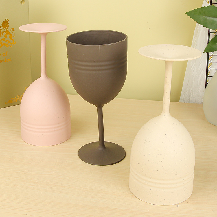 Vaso de gran capacidad estilo europeo, creativo, para champán, vino tinto o agua, plástico, ideal como regalo.