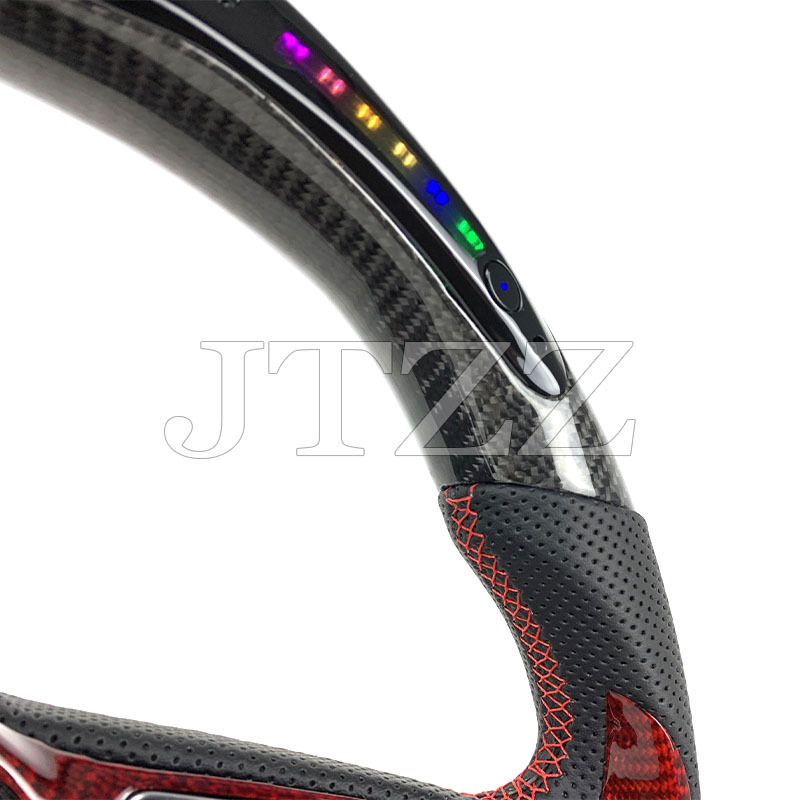Suitable for the new Audi A3 A4 A5 RS B9 S3 S4 S5 A4L real carbon fiber steering wheel