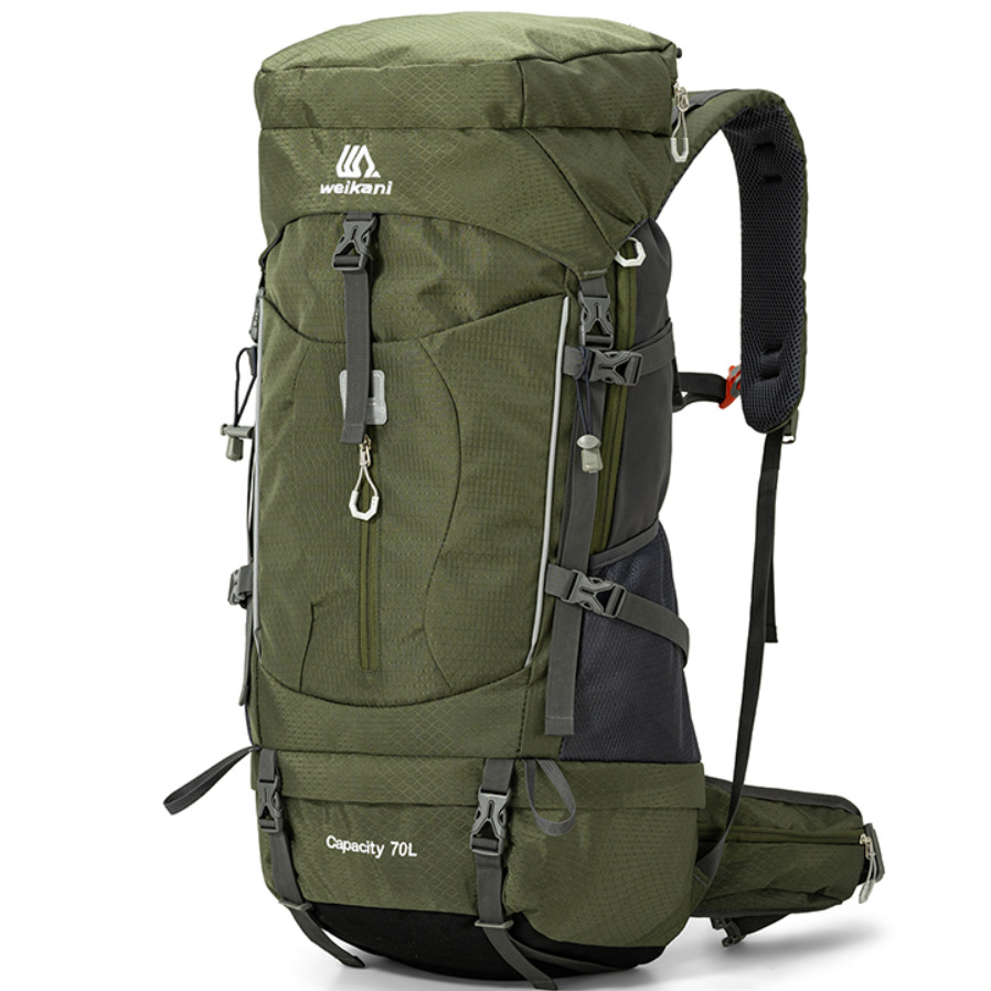 Cross-Border New Product Outdoor Backpack Mountaineering Bag Hiking Sports Bag 70L Travel Backpack Large Capacity Travel Backpack
