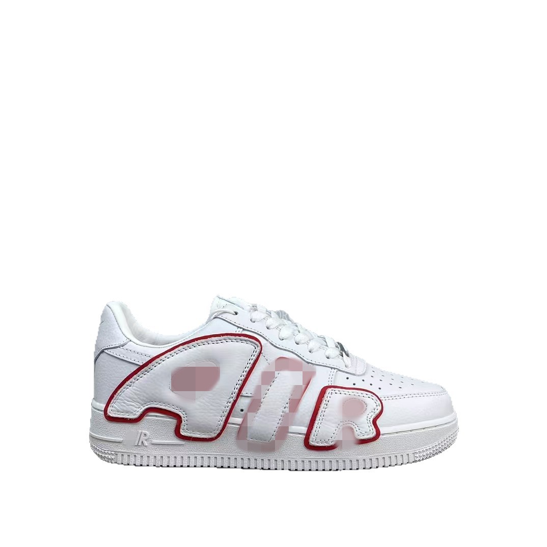 Zapatos Putian Chunyuan Air Force No. 1 AF1 OW conjuntos 3M capas de piel reflectantes CPFM zapatos de skate para hombres y mujeres