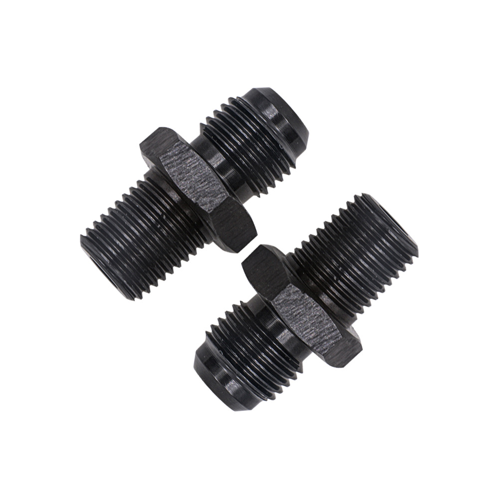 Aluminum Transmission Oil Cooler Adapter AN6 To1/4 NPTThread Car Modification Adapter