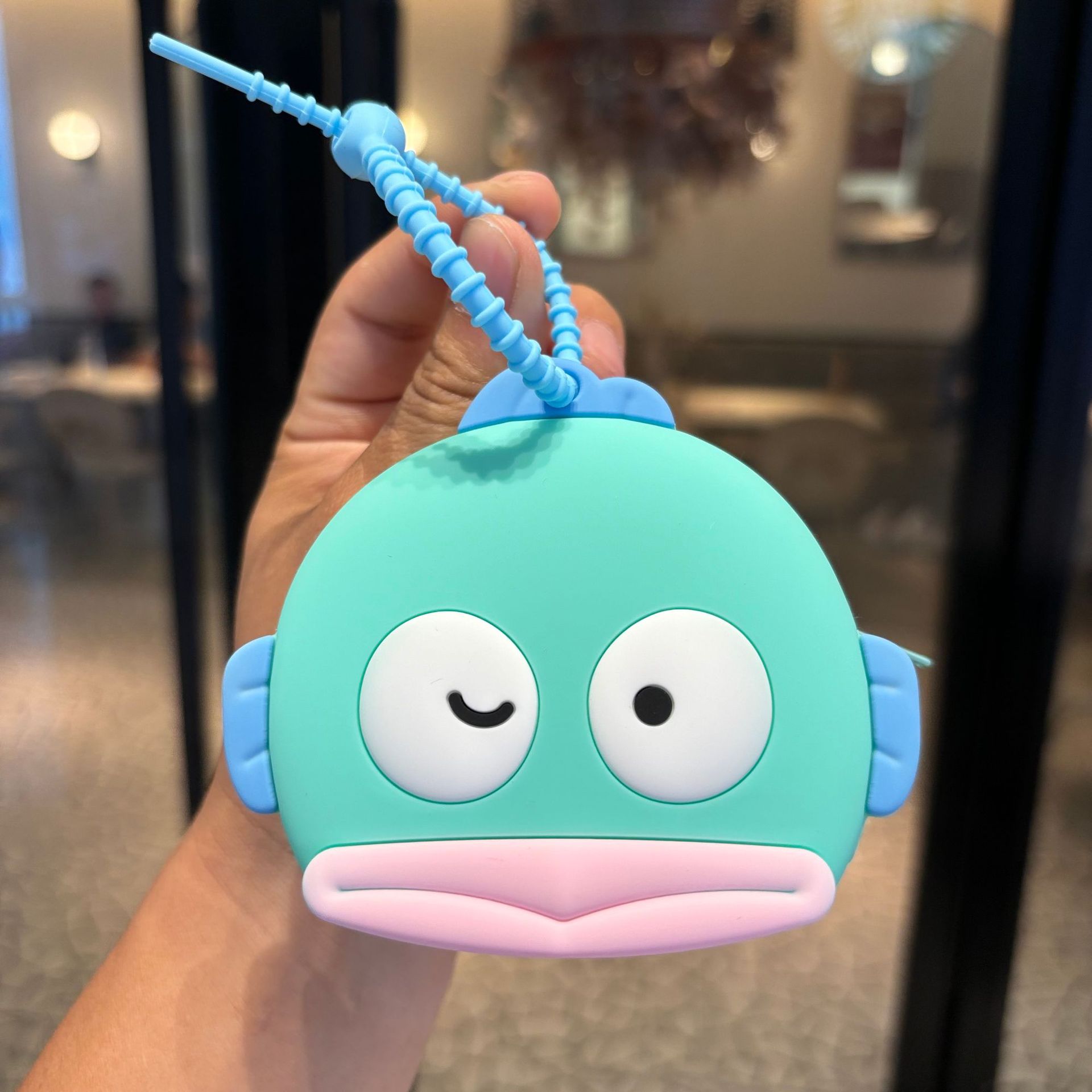 Monedero llavero-pez payaso azul