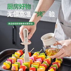 油壺家庭用便利油ブラシ瓶食品級耐高温ガラス油瓶厨房焼付焼きブラシ卸売り
