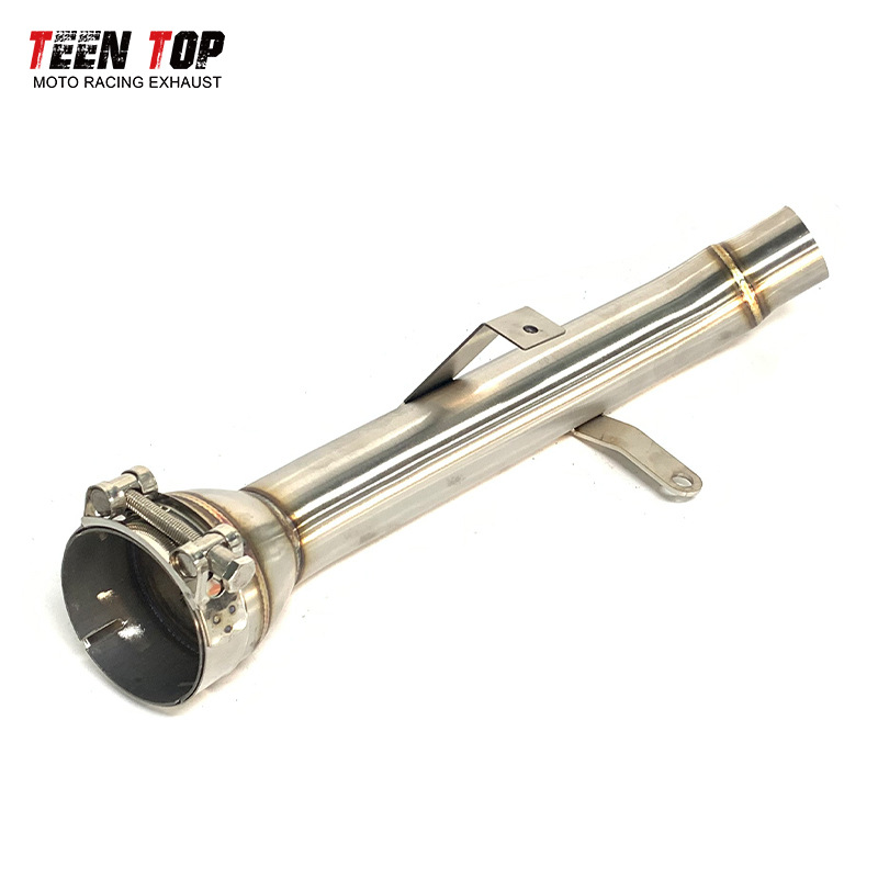 Suitable for Suzuki Gsx-S1000 Exhaust Pipe Modification, Gsx-S1000F Stainless Steel Back-Pressure Drum Mid-Section Exhaust