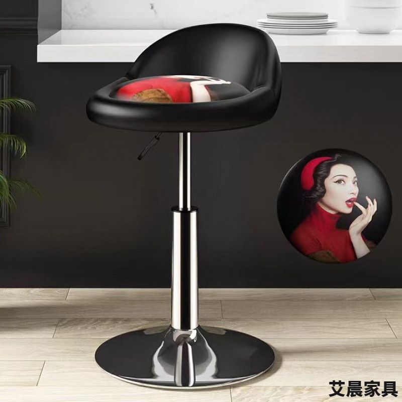 Office chair, home use, beauty salon chair, barber chair, reception desk high stool, adjustable bar stool, swivel beauty chair, leisure computer chair