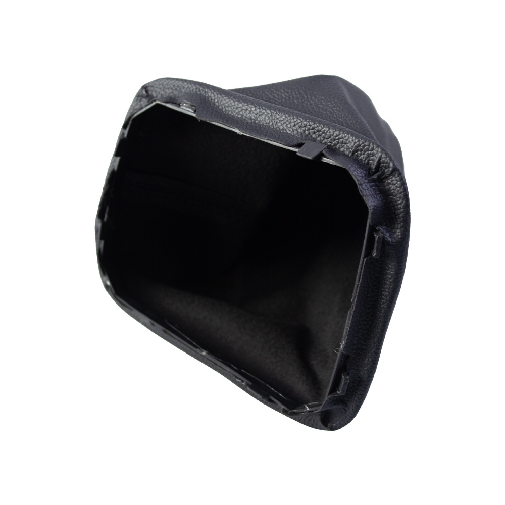 Aplicable a la cabeza de cambio de marchas de automóviles de Toyota Carolla cubierta de polvo de cambio de marchas bola de mano accesorios de cubierta de cuero PU image 5