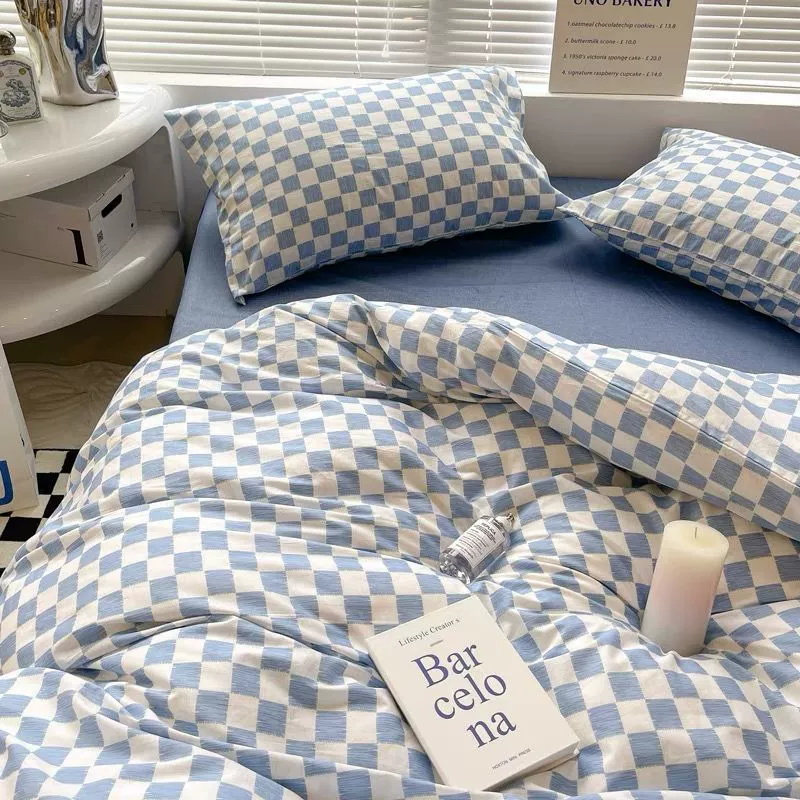 Bed Linen Set, Student/internet-celebrity Style, 3–4 Piece, Multiple Patterns, 1.2–2.4 m