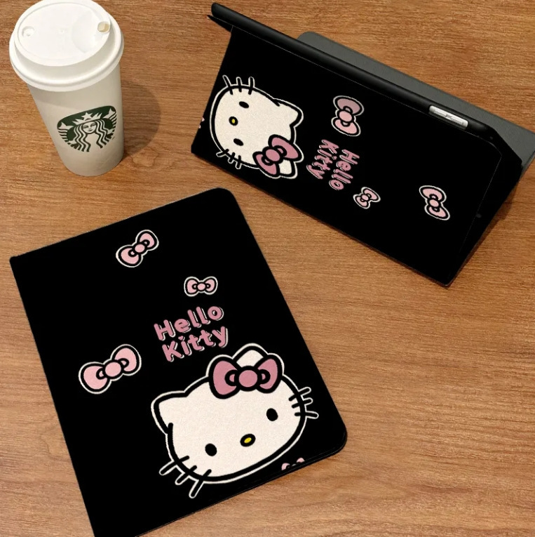 Suitable for Xiaomi Pad7 Tablet Protective Case 11.2 Book-Style 6Spro Silk Pattern Red Rice Se8.7 Black Kt Cat Suitable for Xiaomi Pad7 Tablet Protective Case 11.2 Book-Style 6Spro Silk Pattern Red Rice Se8.7 Black Kt Cat
