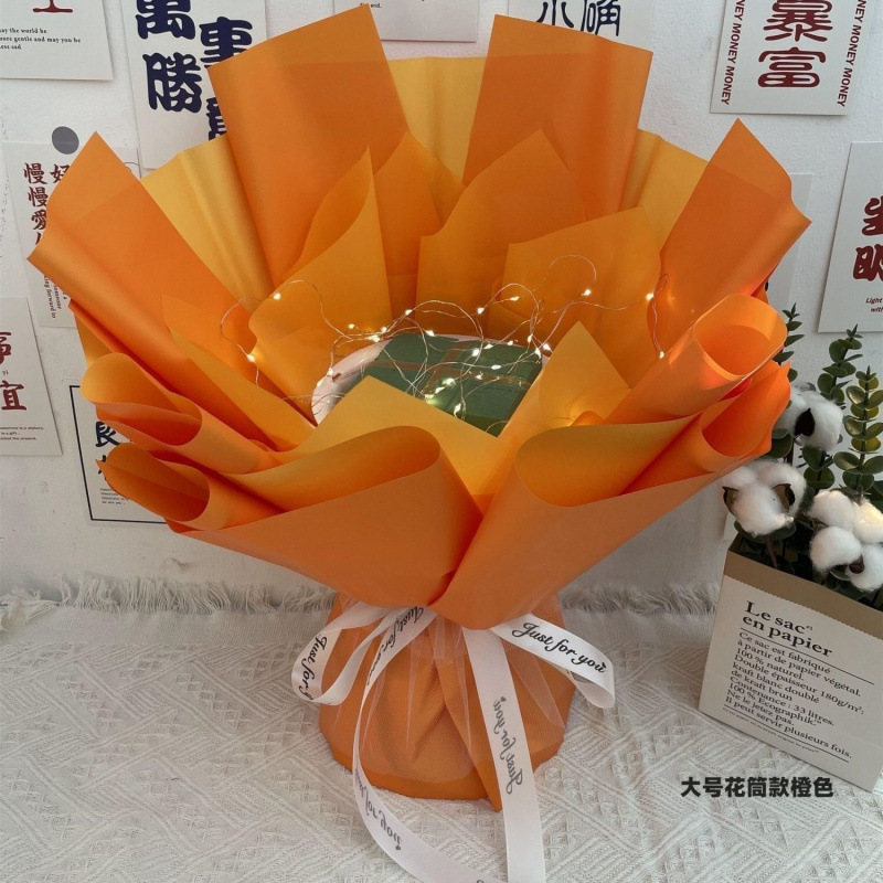 無料の半完成花束、誕生日のクリエイティブな花、スナック、ベビーブレス、ペーパータオル、花|undefined