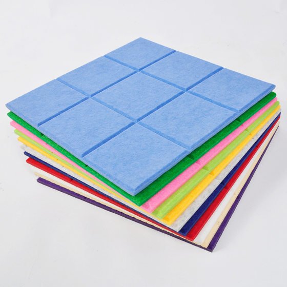 Kindergarten polyester fiber display message board Theater piano room ktv Sound insulation board wall decoration felt wall sticker