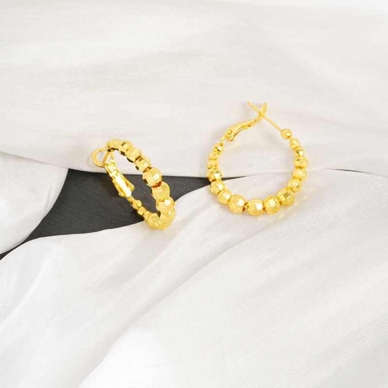 Nuevo aretes de oro de aretes de