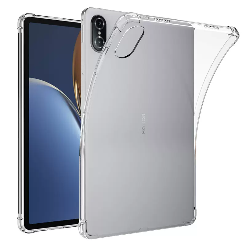 适用荣耀平板V7Pro透明保护套 2021 四角气囊加厚防撞 可磁吸充电