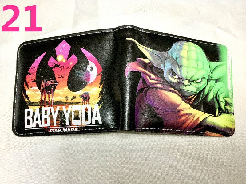 Baby Yoda maestro corto billetera Star Wars estudiante Monedero
