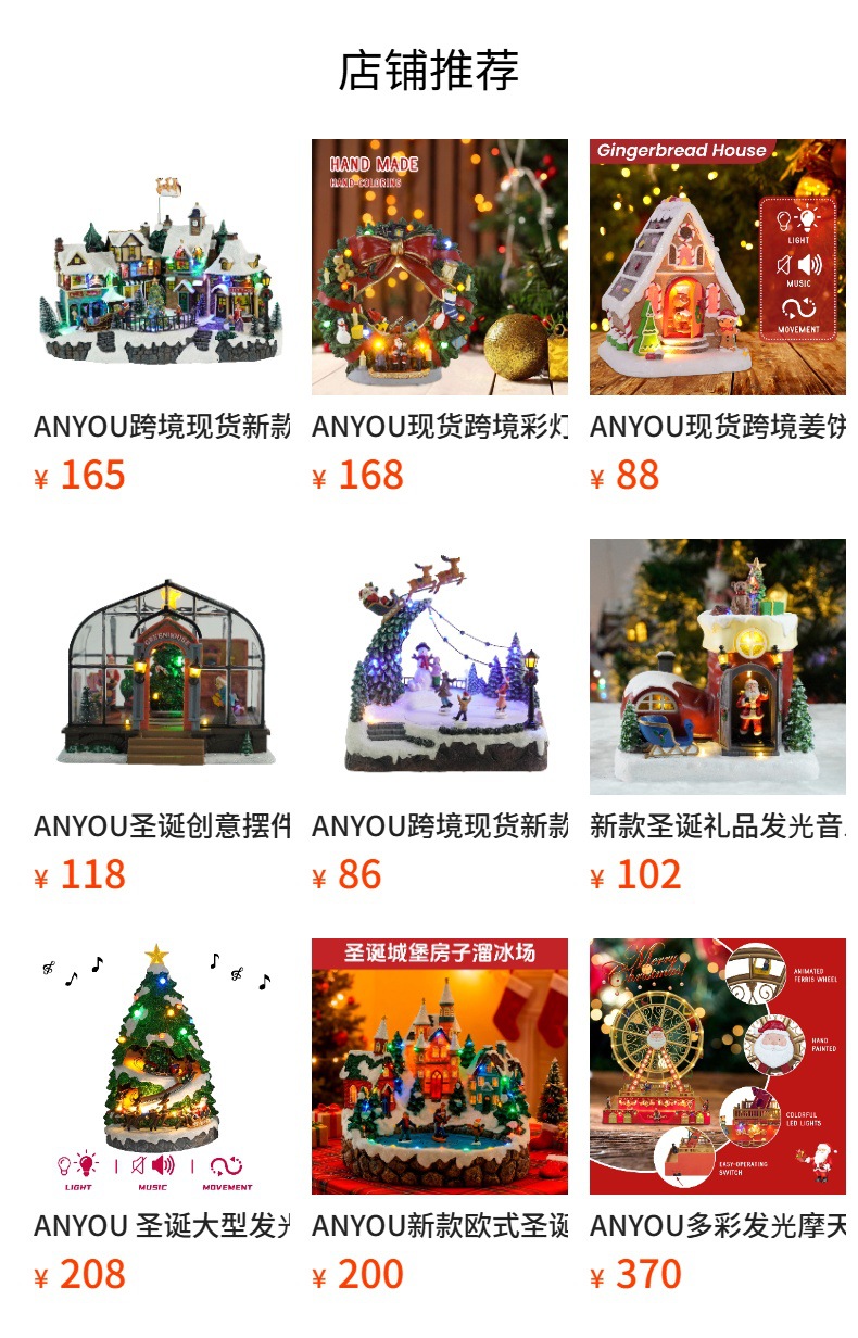 预览状态下无法点击,发布后,可点击跳转到对应的商品页面