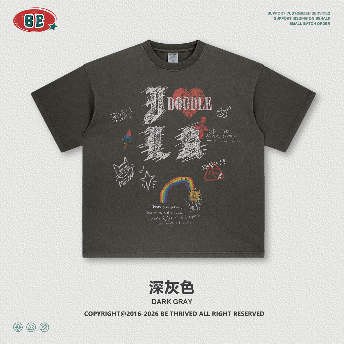 Be Hombres| Retro americano hecho viejos ojos impresos camiseta de moda de moda masculina alta calle Boxy estilo suelto de media manga superior